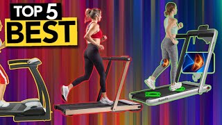 TOP 5 Best Folding Treadmill for small spaces  2024 Buyers Guide [upl. by Antoine451]