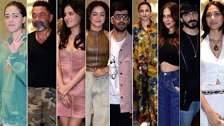 Many Celebs Attend Screening Of Ananya Panday Movie Ctrl  Ananya Panday Bobby Deol Vidya Balan [upl. by Whang]