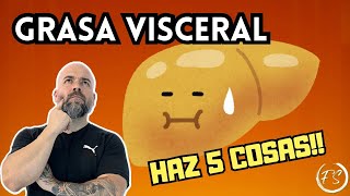 Cómo eliminar la GRASA VISCERAL ✅ 5 COSAS PARA ELIMINARLA Y RECUPERAR LA SALUD [upl. by Kisung]