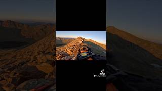 Crib Goch Dog POV 🐺 mountains snowdonia hiking ukmountains cribgoch climbing snowdonia fyp [upl. by Oilenroc]