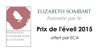 Elizabeth Sombart  Prix de léveil 2015 [upl. by Jennica]