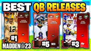 RANKING THE BEST QUARTERBACK RELEASES IN MADDEN 23 BEST QB RELEASES MADDEN [upl. by Yerak710]