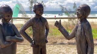 WHAT DO YOU SEE AT THE SWELL SCULPTURE FESTIVAL 2023 CURRUMBIN GOLD COAST [upl. by Anerehs]