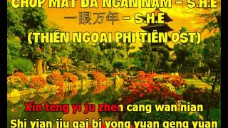 Karaoke Chớp mắt đã ngàn năm  SHE [upl. by Rillis]