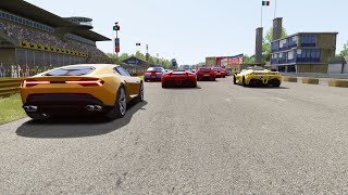 Lamborghini Asterion LPI 9104 Cockpit vs Sports Cars at Monza Full Course [upl. by Flo56]