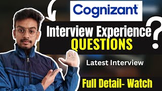 Cognizant Interview Questions  Experience  Selection Process  How to Prepare  Kn Academy [upl. by Zeculon929]