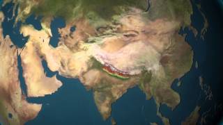 Globe animation with Map of Nepal [upl. by Dannye]