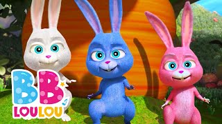 Hop hop hop 🐰 Les lapinous et les petites animaux  Chanson enfants BB LouLou [upl. by Pass]