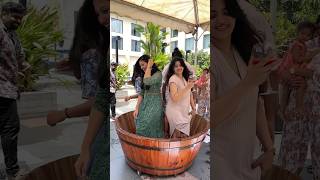 Grape Stomping at Courtyard by Marriot Kochi 🍇🥂 [upl. by Aisenet224]