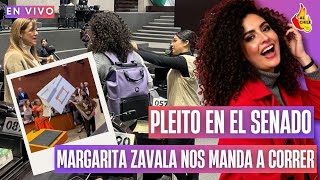 envivo Margarita Zavala NOS MANDÓ A CORRER de la cámara de diputados  Pleito en el Senado [upl. by Ursuline]