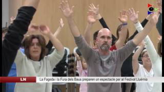 La Fageda i la Fura dels Baus preparen un espectacle d’alçada música i llum [upl. by Farman]