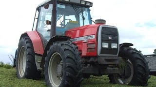 Massey Ferguson 6170 on the silage pit [upl. by Adlih]