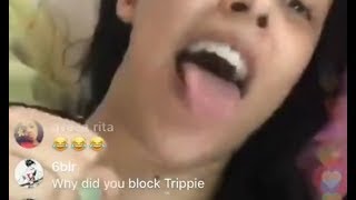 Doja Cat BLOCKS Trippie Red [upl. by Blunt138]