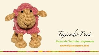 Ovejas tejidas a crochet amigurumi Parte 2 tejiendo la cabeza [upl. by Nisen]