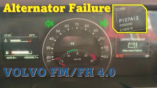 How to fix Error Alternator Failure Volvo Truck FMFH Version 4 [upl. by Nanek]