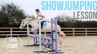 Showjumping 1metre course  This Esme [upl. by Savill]