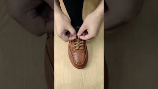 Unique Shoelace Styles youtubeshorts [upl. by Raasch]