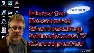 How to Quickly Restore a Samsung Windows 7 Computer [upl. by Amahs]