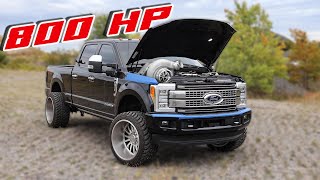 FIRST DRIVE in my Big Turbo Ford F250 67 Powerstroke  NON VGT Turbo [upl. by Lipkin]