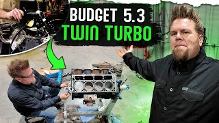 Budget 53 Rebuild Twin Turbo LS Engine Rebuild [upl. by Ailla]