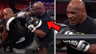 Mike Tyson SCARY Open Workout For Jake Paul Fight [upl. by Ssidnak435]