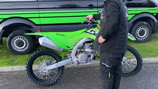 New KX 450 2024  Sound stock [upl. by Ylak]