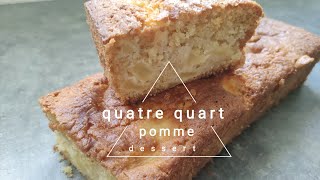 QUATRE QUART AUX POMMES  économique et pas Cher [upl. by Flem]