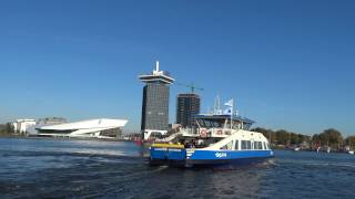 IJveer 60 nieuwe GVB pont Amsterdam [upl. by Nosmas657]