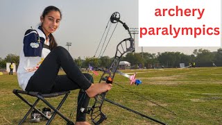 archery paralympics  archery paralympics 2024 [upl. by Germaun]