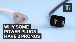 Why some power plugs have 3 prongs instead of 2 [upl. by Krakow]