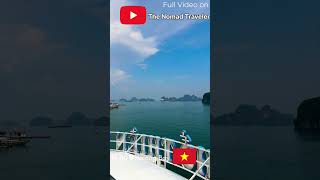 World UNESCO site Halong Bay Vietnam 🇻🇳 halongbaytour halongbaycruise [upl. by Kotick]