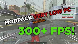 MODPACK SAMP VERY LOW PC 300FPS ✅ [upl. by Nyrahtak338]