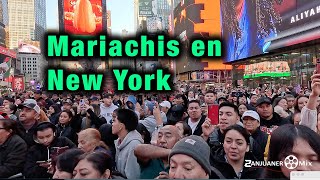 Cielito Lindo Mariachis En New York Time Square Fiesta Mexicana 2024 [upl. by Levy]