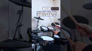 Drum Beat 18  Snare on All Four Beats [upl. by Diarmid]