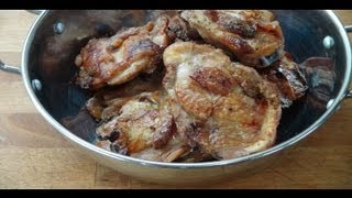 How to Make Yogurt Marinated Roasted Chicken Thighs  The Frugal Chef [upl. by Basso]