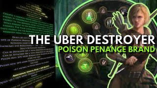 Poison Penance Brand of Dissipation Pathfinder  Build Guide  Path of Exile  324 [upl. by Ardnalak317]