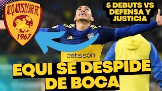 CONFIRMADO 💣 AL QADSIAH PAGA la CLAUSULA de EQUI FERNANDEZ 🙁 debut de los REFUERZOS de BOCA JUNIORS [upl. by Nnylirej]