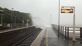 Commuting from Dawlish in a storm [upl. by Mareld198]