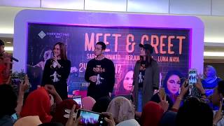 Meet and Greet Luna Maya The Doll 2 Herjunot Ali Sarah Wijayanto [upl. by Ahtar]