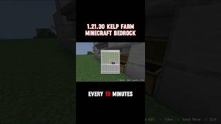 Best 121 Kelp Farm Tutorial in Minecraft Bedrock minecraft minecraftkelpfarm minecraftbedrock [upl. by Aniuqal]