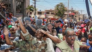 21 octobre Gy Philippe ak pèp la tranble lari pòtoprens Gad jan yap taye banda Garry conille tonbe [upl. by Anaujik]