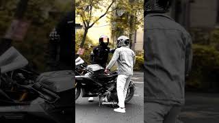 Bike rider funny video 🤣 बाइक की मां भेन ik kr di automobile bikerider shorts jk02rider143 [upl. by Lillian]