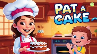 Pat a Cake Song  Fun Animated Nursery Rhyme for Kids [upl. by Lynna]