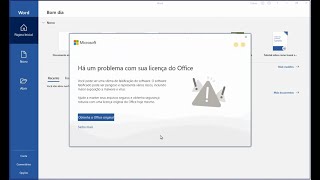 Resolver Há um problema com sua licença do Office [upl. by Mastat]