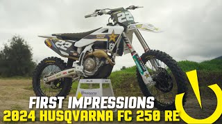 2024 Husqvarna FC 250 Rockstar Edition  First Impressions [upl. by Kcinimod]