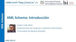 XML Schema Introducción [upl. by Tower725]