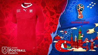 Switzerland Home Jersey 2018 Classic Football Shirts Review [upl. by Eyram]