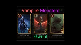 vampire monsters vs ogroid Gwent Card Game 202408071034 [upl. by Demeter]