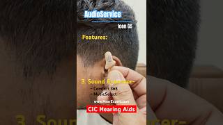 AudioService Icon G5 CIC hearing aids for Moderate to Severe Hearing loss bhilai chhattisgarh [upl. by Attenaej]