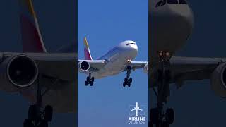 Iberia A330 Lands at LAX [upl. by Matti512]